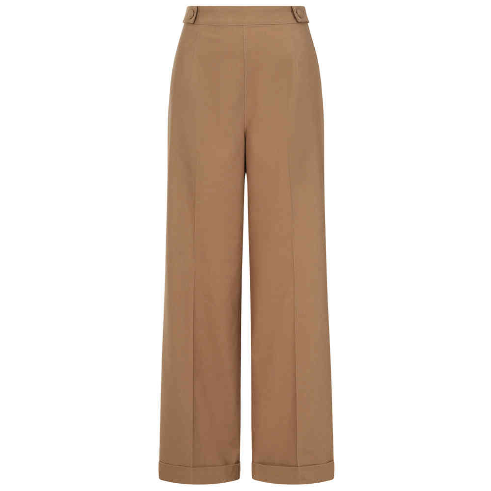 Banned - Lois Love Wijde broek - Bruin